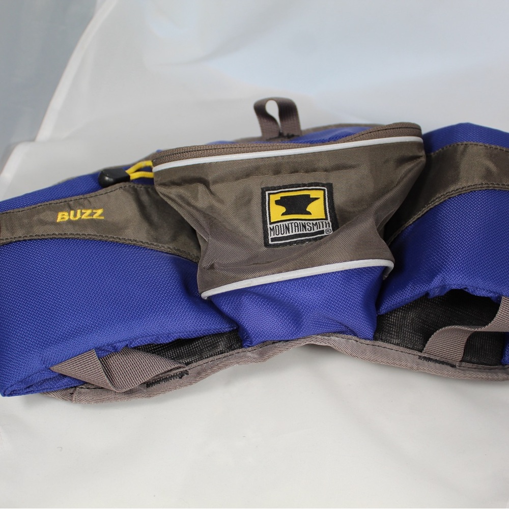 Buzz Blue and Gray Belt Bag